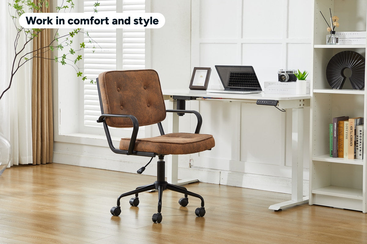 Ovela Retro Office Chair (Tan)