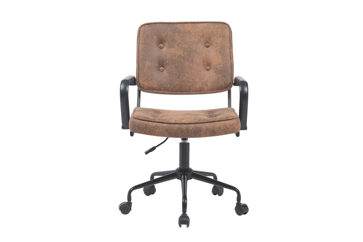 Ovela Retro Office Chair (Tan)