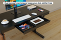 Ergolux Electric Standing Desk with Drawer 120 x 60cm (Black/Black)
