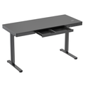 Ergolux Electric Standing Desk with Drawer 140 x 60cm (Black/Black)