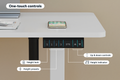 Ergolux Electric L-Shaped Dual-Motor Standing Desk 160 x 140cm (White/White)
