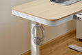 Ergolux Sorrento Electric Standing Desk with Wireless Charging 120 x 60cm (Ash/White)