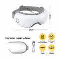 Livemor Foldable Heated Eye Massager with Bluetooth Air Compression and Vibration