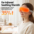 Livemor Foldable Heated Eye Massager with Bluetooth Air Compression and Vibration