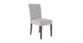 Set of 2 Brosa Espen Dining Chairs - Cloud Grey/Dark Brown - SuperSaverAU - view 3