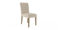 Set of 2 Brosa Espen Dining Chairs (French Beige/Wire Brushed)