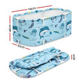 Weisshorn Foldable Bathtub 114x62cm Blue - Extra-Large, Insulated, Inflatable Pillow - SuperSaverAU - view 2