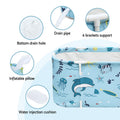 Weisshorn Foldable Bathtub 114x62cm Blue - Extra-Large, Insulated, Inflatable Pillow - SuperSaverAU - view 3