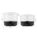 Devanti 5 Tray Food Dehydrator Fruit & Jerky Dryer - Black