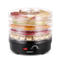 Devanti 5 Tray Food Dehydrator Fruit & Jerky Dryer - Black