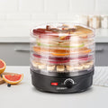 Devanti 5 Tray Food Dehydrator Fruit & Jerky Dryer - Black