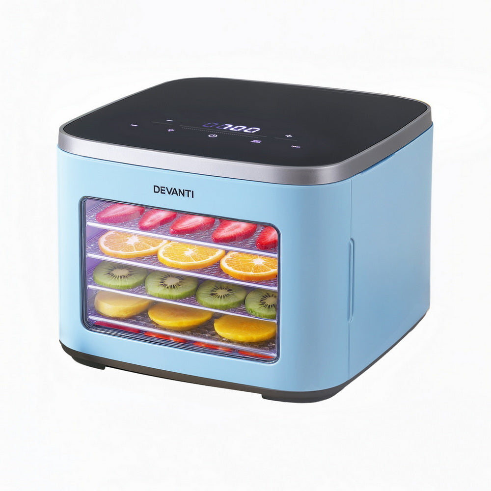 Devanti 5-Tray Mini Food Dehydrator 500W for Healthy Snacks