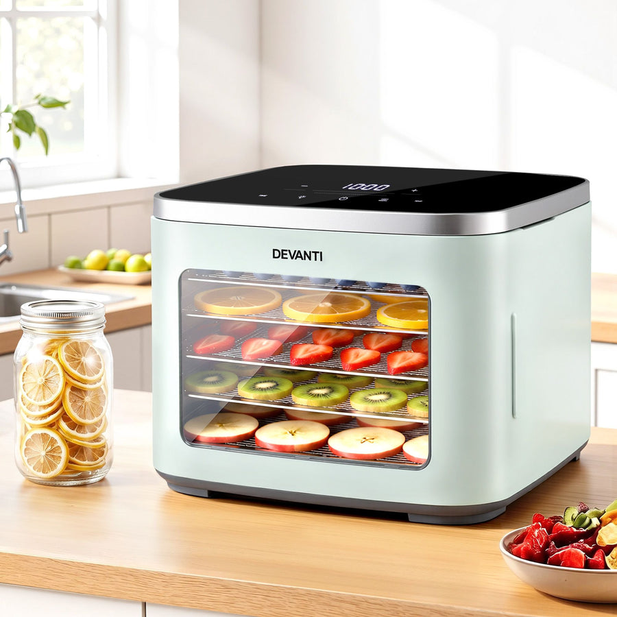 Devanti 5 Tray Mini Food Dehydrator Machine - Green
