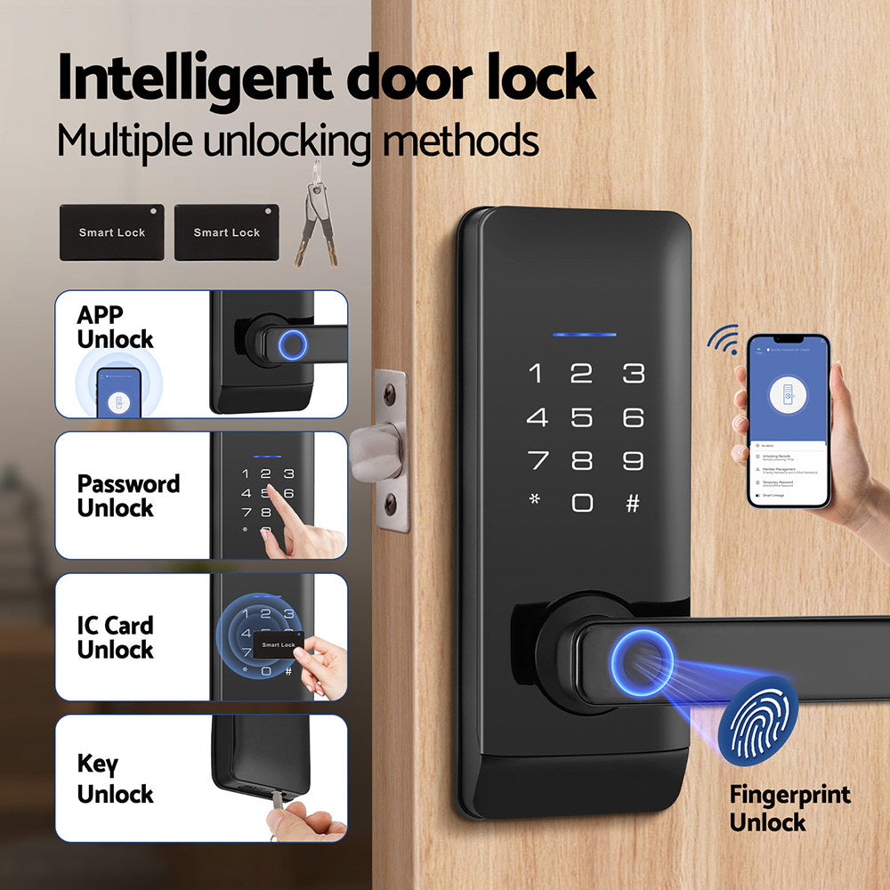 UL-tech Fingerprint Door Lock Smart Home System - SuperSaverAU - view 4