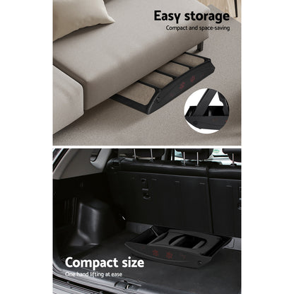 i.Pet Dog Ramp and Steps for Bed Sofa Car, Portable, Foldable, 62cm x 40cm x 49cm