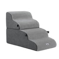 i.Pet 2-in-1 Dog Stairs & Bed with Washable Cover - Grey