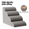 i.Pet Dog Ramp Steps Foam 4 Tier 74cm x 41cm x 50cm Non-Slip Suede - SuperSaverAU - view 6