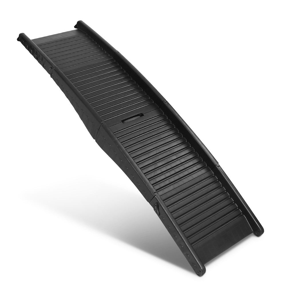 Portable Folding Pet Ramp for Cars - Black, 40cm x 152cm, 80kg Capacity