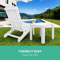 Gardeon White Outdoor Coffee Side Table Wooden Furniture - SuperSaverAU - view 6