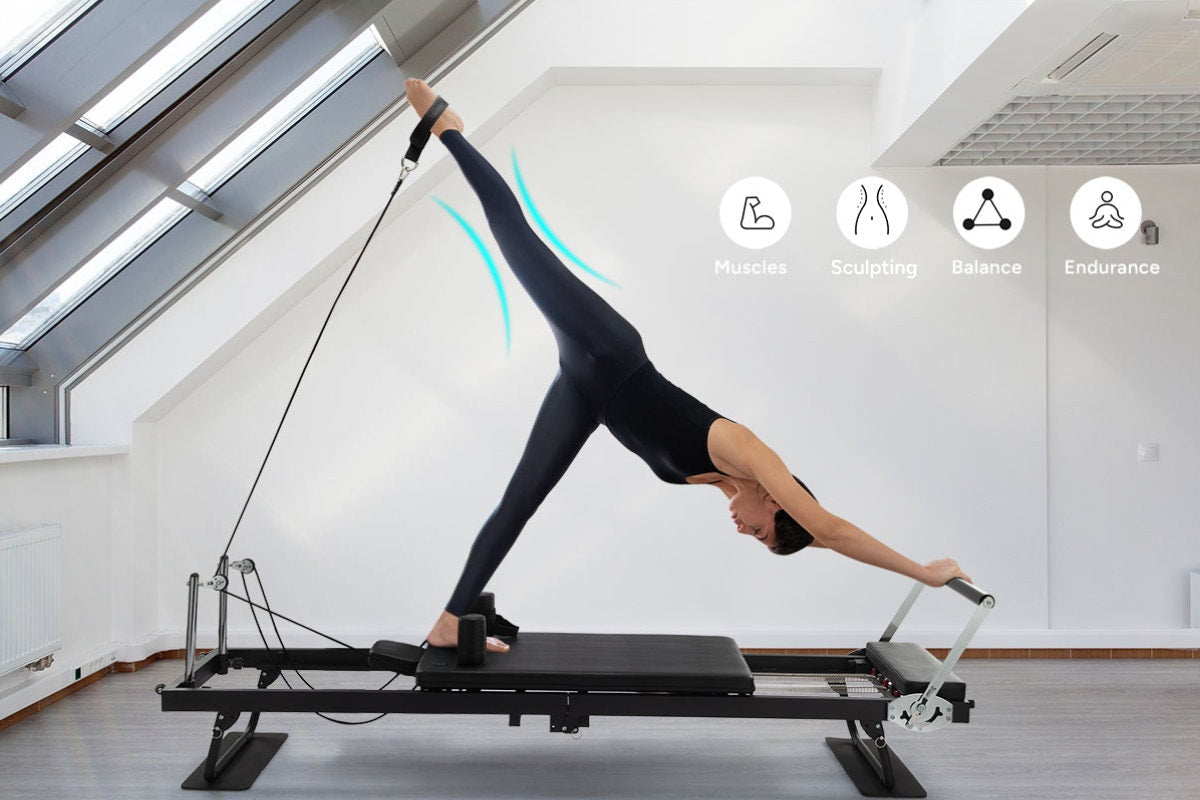 Fortis Foldable Pilates Reformer Machine