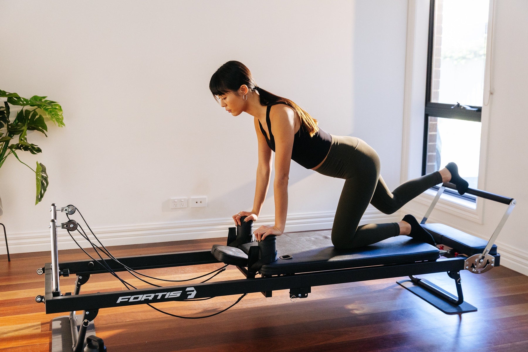 Fortis Foldable Pilates Reformer Machine