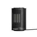 Devanti 1200W Ceramic Fan Heater with Oscillation - Black