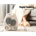 Devanti 2000W Electric Fan Heater - White