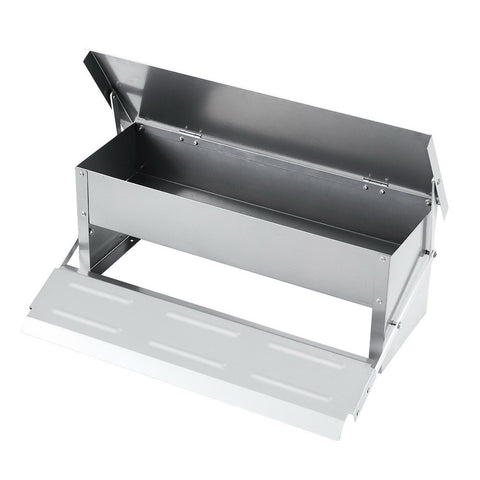 Giantz 5KG Automatic Chicken Feeder - Rust-Proof, Weight-Operated Lid - SuperSaverAU - view 1