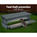 Giantz 5KG Automatic Chicken Feeder - Rust-Proof, Weight-Operated Lid - SuperSaverAU - view 4