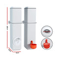 Giantz Chicken Feeder 4L & Waterer Kit, Gravity Feed, Easy Clean, Adjustable Height - SuperSaverAU - view 2