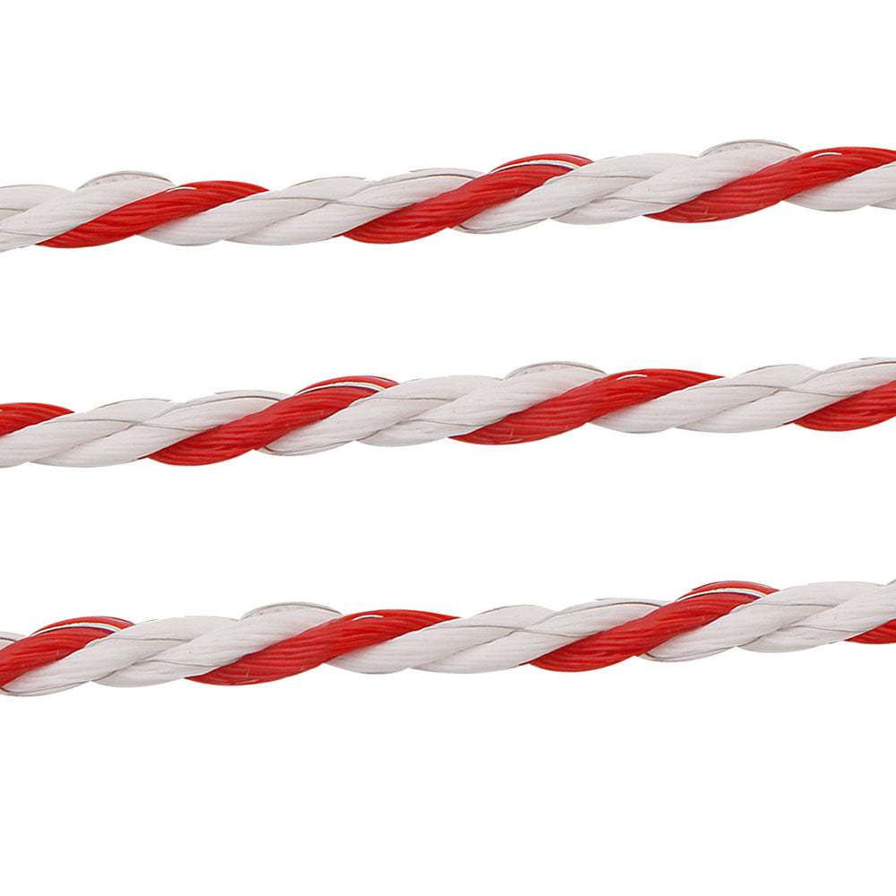 Giantz Electric Fence Poly Rope with Stainless Steel Strands - 500m