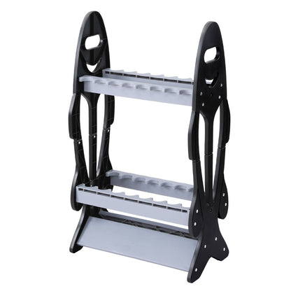 Seamanship Fishing Rod Holder 16 Storage Rack for 16 Poles, Easy Assembly