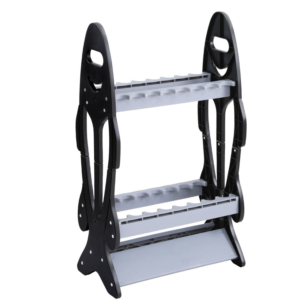 Seamanship Fishing Rod Holder 16 Storage Rack for 16 Poles, Easy Assembly
