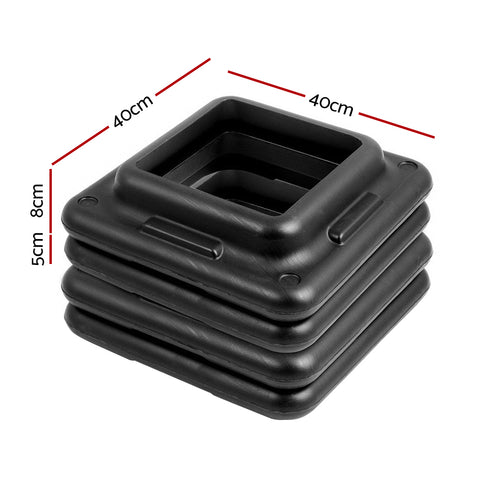 Everfit 4X Aerobic Step Riser Exercise Stepper Block Gym Home Fitness - SuperSaverAU - view 2