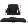 Artiss Heated Floor Lounger - Adjustable Recliner Sofa Bed - SuperSaverAU - view 2