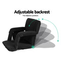 Artiss Heated Floor Lounger - Adjustable Recliner Sofa Bed - SuperSaverAU - view 6