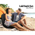 Artiss Floor Lounge Sofa Chair with Adjustable & Foldable Design - Black - SuperSaverAU - view 4