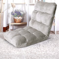 Artiss Lounge Sofa Bed Flannel Fabric Grey - SuperSaverAU - view 1