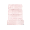 Artiss Adjustable Lounge Sofa Chair, Pink, 14 Positions, Flannel Fabric, 96cm x 42cm x 13cm - SuperSaverAU - view 2