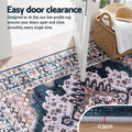 Artiss Washable Persian Floor Rug – Teal & Blush 160 x 230cm