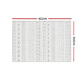 Artiss Una Floor Rug 120x160cm Crystal Velvet Bohemian Style Washable Non-Slip - SuperSaverAU - view 2