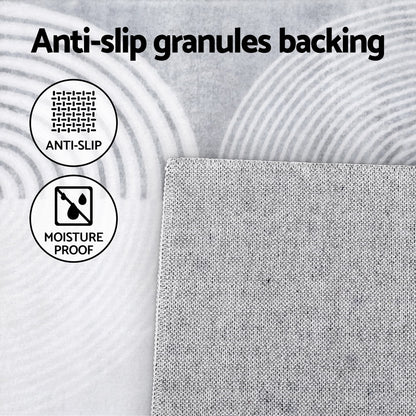 Artiss Rug 120x160cm Area Rug Washable Mat Large Carpet Faux Rabbit Fur Cyril