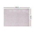 Artiss Azul Floor Rug 160x230cm Jacquard Microfiber Ripple Washable Mat - SuperSaverAU - view 2