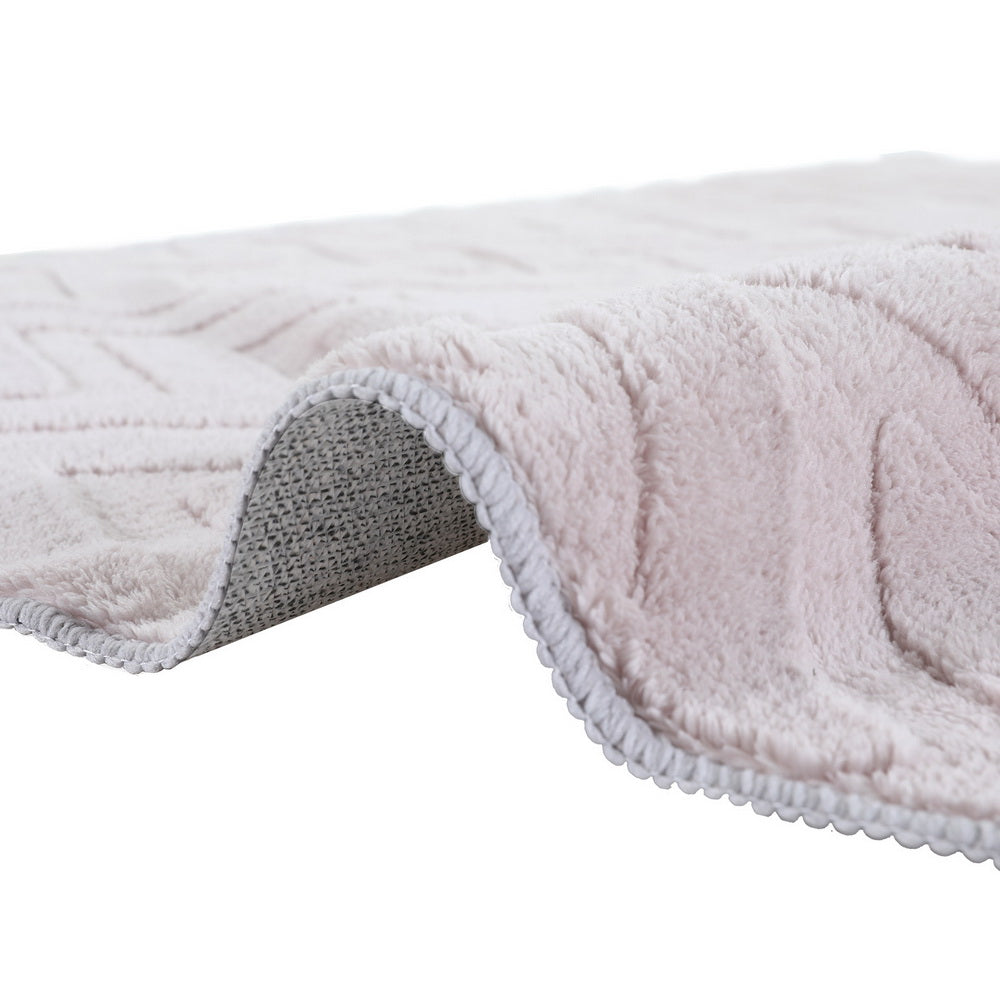 Artiss Azul Floor Rug 160x230cm Jacquard Microfiber Ripple Washable Mat - SuperSaverAU - view 3