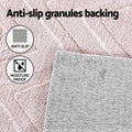 Artiss Azul Floor Rug 160x230cm Jacquard Microfiber Ripple Washable Mat - SuperSaverAU - view 5