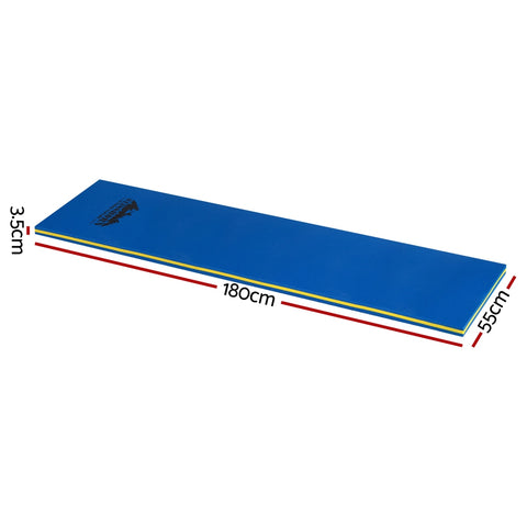 Weisshorn Floating Mat 55x180cm, XPE Foam, Lightweight, UV-Resistant, Blue - SuperSaverAU - view 2