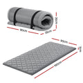 Giselle Bedding Single Foldable Camping Mattress - Grey