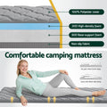 Giselle Bedding Single Foldable Camping Mattress - Grey