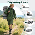 Giselle Bedding Single Foldable Camping Mattress - Grey