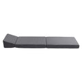 Giselle Bedding Foldable Mattress Trifold Sofa Bed with Pillow - Grey - SuperSaverAU - view 3